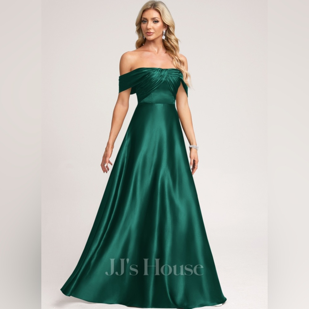 JJs House Strapless Green Dress